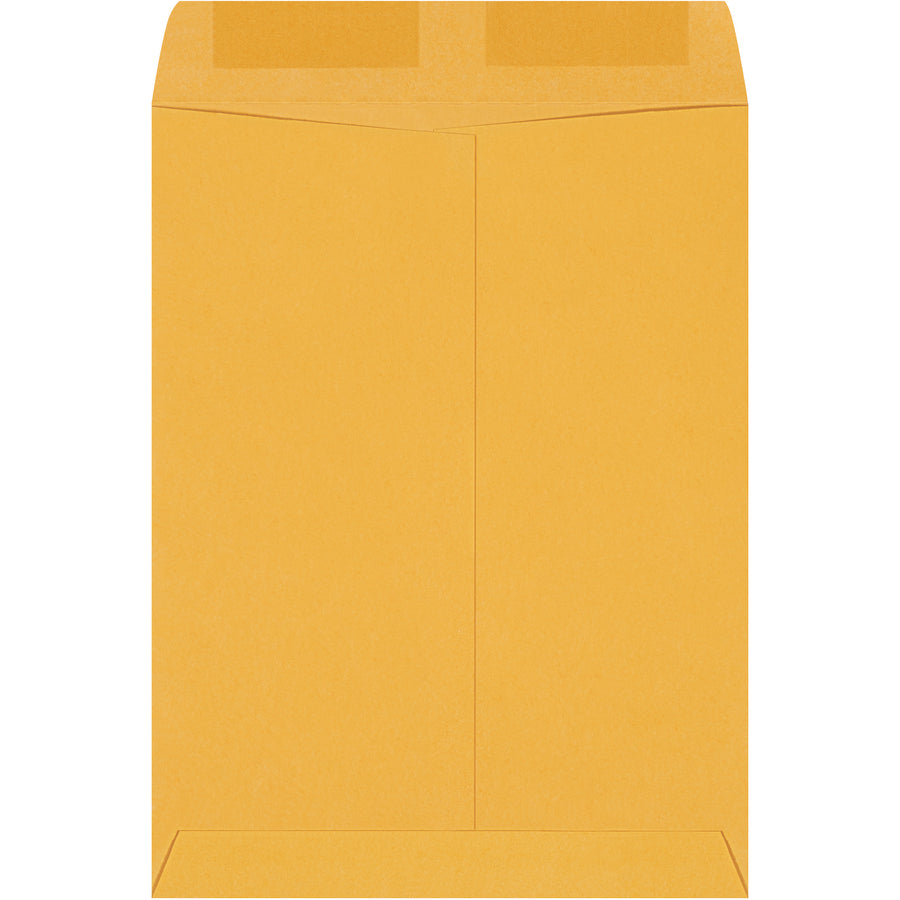 Professional-grade 9x12" kraft gummed envelopes engineered for mailroom efficiency and shipping compliance. Heavy gummed flaps deliver a permanent, tamper-evident seal on 28 lb. paper stock. Order by the case (1,000 units) for maximum cost savings.