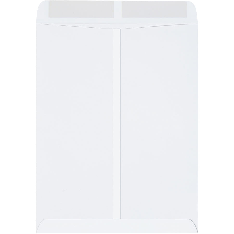 Heavily gummed 10x13" white envelopes deliver a secure, tamper-evident seal for critical mailings. Made from durable 28 lb. paper stock with opaque finish to protect contents from view. Order by the case (500 units) and streamline your mailroom operations.