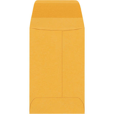 Heavily gummed kraft envelopes deliver a secure, tamper-evident seal every time. Made from durable 28 lb. paper stock with opaque finish to protect contents. Buy by the case (5,000 units) for maximum cost efficiency on mailroom and bulk mailing needs.