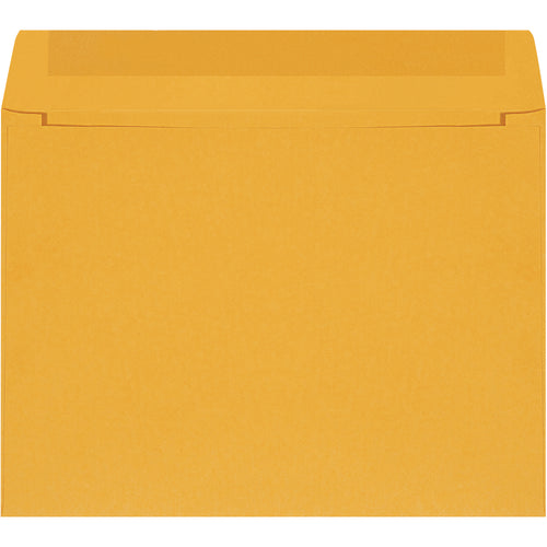 Eliminate sealing delays with no-moisture self-seal technology. These 9x12 kraft envelopes feature durable 28lb paper stock with protected adhesive strip for consistent, dust-free performance. Sealed in cases of 500 for bulk mailroom efficiency.