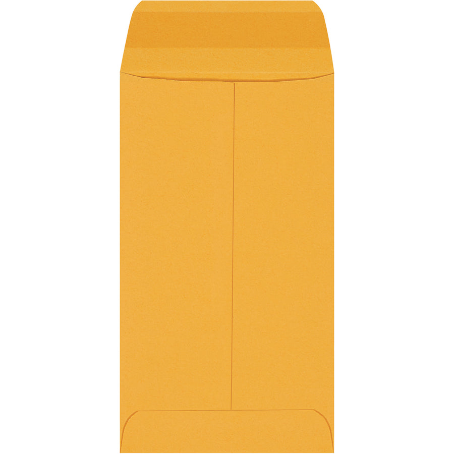 Kraft gummed envelopes with heavy-duty adhesive flaps for a tamper-proof seal. Made from strong 28 lb. paper stock with opaque material that protects contents from view. Sold as a full case of 5000 envelopes for maximum value and convenience.