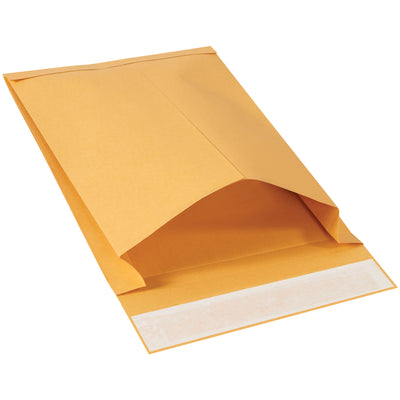 Skip the moisture‚just peel and seal. These 9.5" x 13" x 2" kraft expandable self-seal envelopes feature 40 lb. durable paper stock with sides that expand for bulky items. End-loading design, 250 per case. Ready to ship.