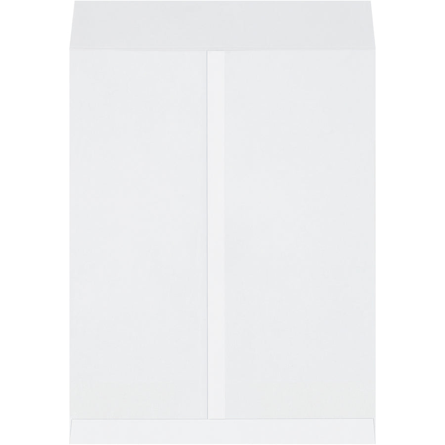 Professional-grade 22 x 17" white jumbo envelopes built for oversized documents, prints, and flat items. Made from durable 28 lb. paper stock with ungummed flaps for easy reuse and cost savings. Sold in cases of 250 for consistent mailroom operations and reliable shipping compliance.
