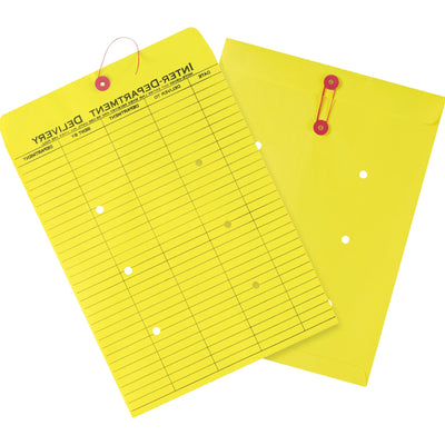 10x13 Yellow String Closure Inter-Department Envelopes 100/Case EN1096 - alias listing