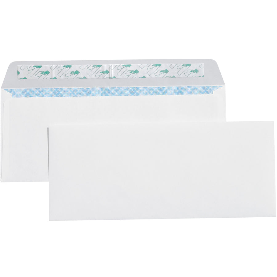 #10 Self-Seal Security Envelopes 9.5x4.125" 24lb White, 2500/Case