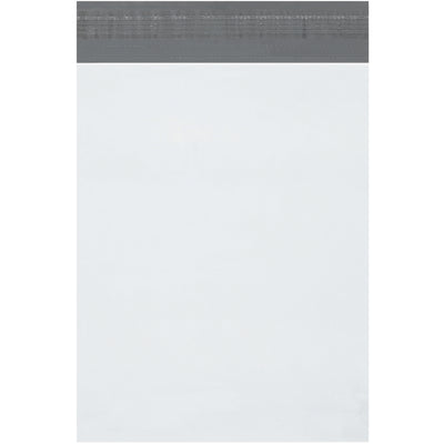 10x13x2 Expansion Poly Mailers 2.5 Mil Self-Seal White - Case of 100