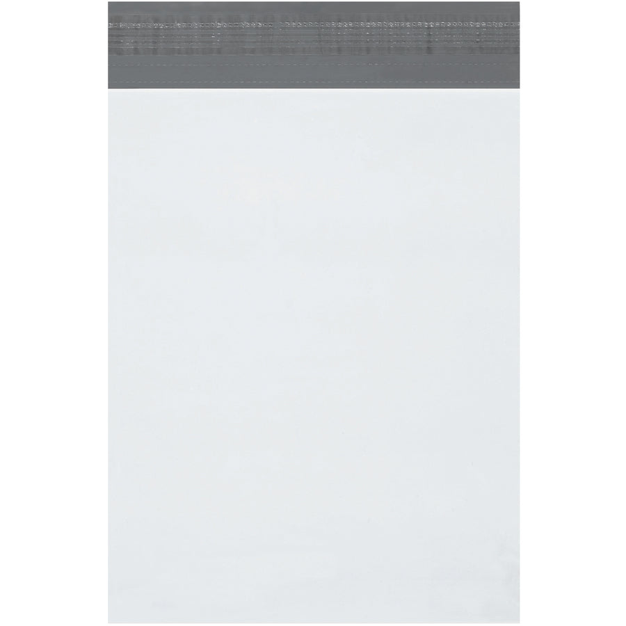 10x13x2 Expansion Poly Mailers 2.5 Mil Self-Seal White - Case of 100