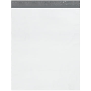 Professional-grade 20x24x4 expansion poly mailers built for e-commerce brands shipping books, binders, and catalogs. Features self-seal closure with tear strip, puncture-resistant 2.5 mil polyethylene, and gusseted design for thicker items. Sold by the case of 100.