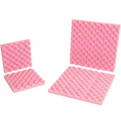 Professional-grade anti-static convoluted foam sets designed for precision goods shippers who demand reliable fragile item protection. Each set measures 24"x24"x2" with 3/4" base height–two sheets per case of 6 for maximum cushioning density. Lightweight polyurethane foam provides egg crate protection that safeguards electronics, sensitive components, and delicate shipments.