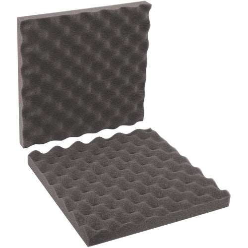 Professional-grade charcoal convoluted foam sets designed for precision goods shippers who demand reliable fragile item protection. Each 12x12x2