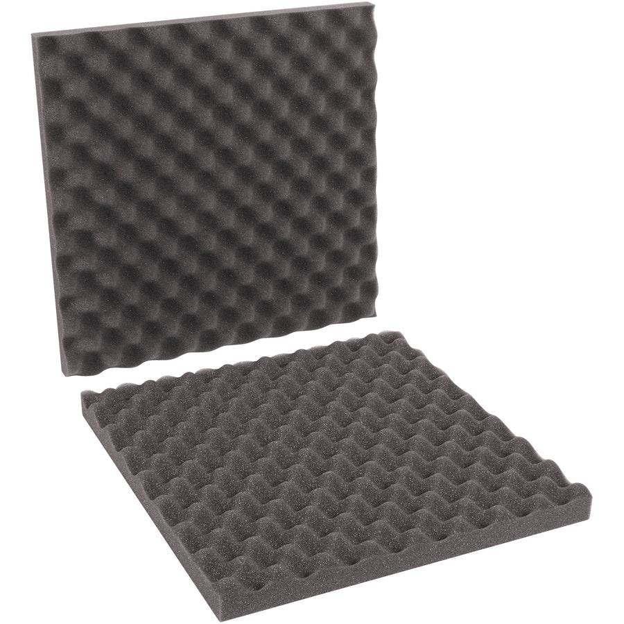Protect precision goods with professional-grade 16x16x2" charcoal convoluted foam sets. Each case includes 12 sets (2 sheets per set) with 3/4" base density for superior cushioning performance. Lightweight polyurethane construction is custom-cuttable to fit any fragile item in your shipping carton.