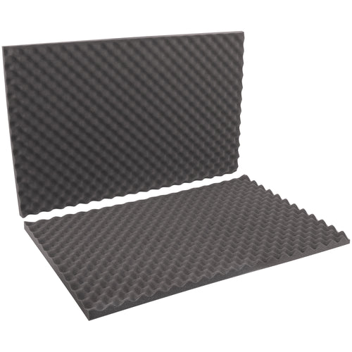 Professional-grade charcoal convoluted foam provides superior cushioning for precision goods and fragile items in shipment. Each case contains 9 sets (2 sheets per set) with a 3/4