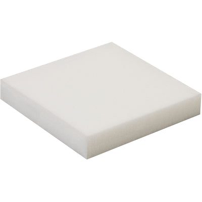 Ship fragile, high-value items with confidence using these 1x6x6" white polyurethane foam sheets. Each case includes 96 sheets of cloud-soft, reusable cushioning material that provides superior void fill protection while remaining lightweight. Naturally mildew-resistant–built for reliable, long-term storage and repeated use.