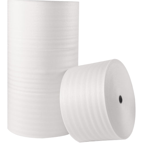 Protect delicate items with this 350-foot parcel-ready air foam roll featuring thousands of cushioning air cells. The 1/8