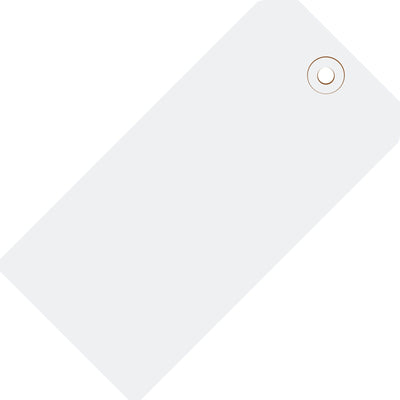 2 3/4 x 1 3/8 in 13 Pt White Shipping Tags 1000/Case G11011G - alias listing