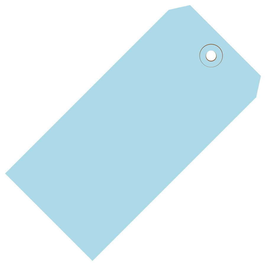 3 1/4 x 1 5/8 in 13 Pt Light Blue Shipping Tags 1000/Case G11021B - alias listing