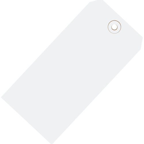 3 1/4 x 1 5/8 in 13 Pt White Shipping Tags 1000/Case G11021G