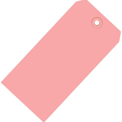 3 1/4 x 1 5/8 in 13 Pt Pink Shipping Tags 1000/Case G11021J - alias listing