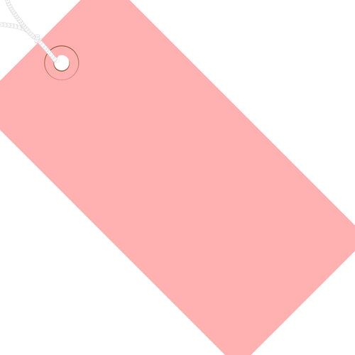 3 1/4 x 1 5/8 in 13 Pt Pink Pre-Strung Shipping Tags 1000/Case G11022J - alias listing