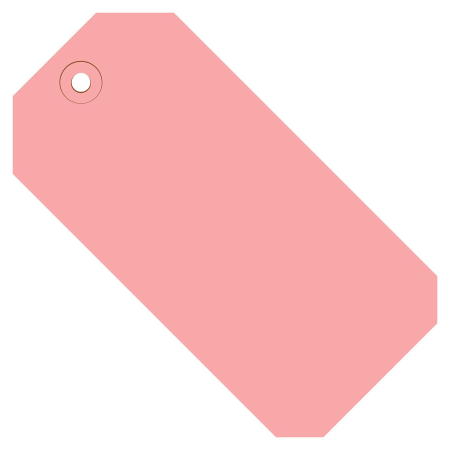 3 3/4 x 1 7/8 in 13 Pt Pink Shipping Tags 1000/Case G11031J - alias listing