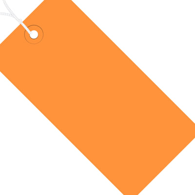 3 3/4 x 1 7/8 in 13 Pt Orange Pre-Strung Shipping Tags 1000/Case G11032H - alias listing