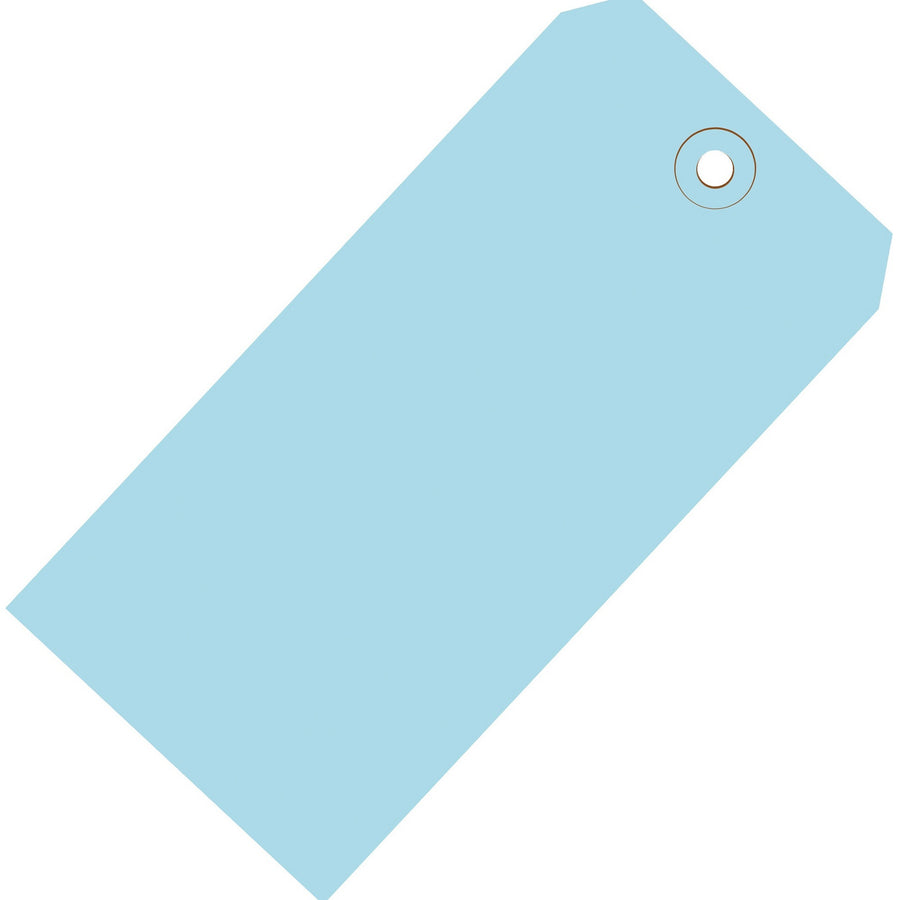 4.25x2.13 13 Pt Light Blue Tear-Resistant Shipping Tags 1000/Case G11041B - alias listing