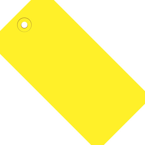 5 1/4 x 2 5/8 in 13 Pt Yellow Tear-Resistant Shipping Tags 1000/Case G11061C - alias listing
