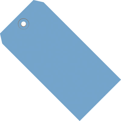 Professional-grade dark blue shipping tags built for high-volume logistics operations. These 6 1/4 x 3 1/8" tags feature 13-point cardstock durability and reinforced 3/16" eyelets that resist tearing during handling and transport. One case contains 1,000 tags‚the cost-efficient solution for consistent product coding and shipping compliance.