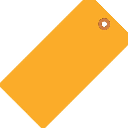 4 3/4 x 2 3/8 in 13 Pt Fluorescent Orange Shipping Tags 1000/Case G12051D - alias listing