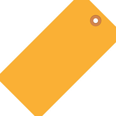 5 1/4 x 2 5/8 in 13 Pt Fluorescent Orange Shipping Tags 1000/Case G12061D - alias listing