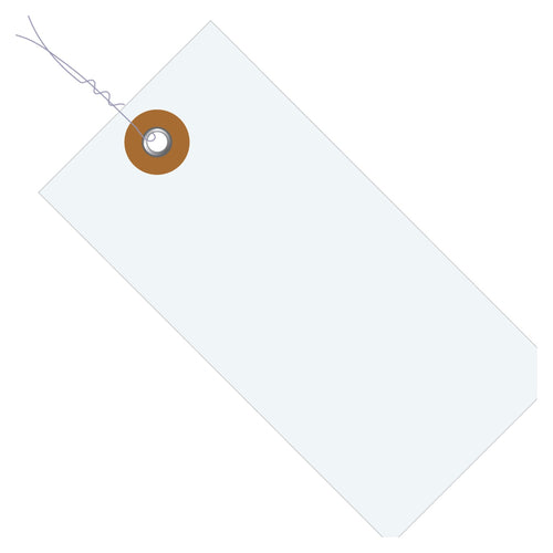 3 3/4 x 1 7/8 in Tyvek Shipping Tags Pre-Wired 1000/Case G13033 - alias listing