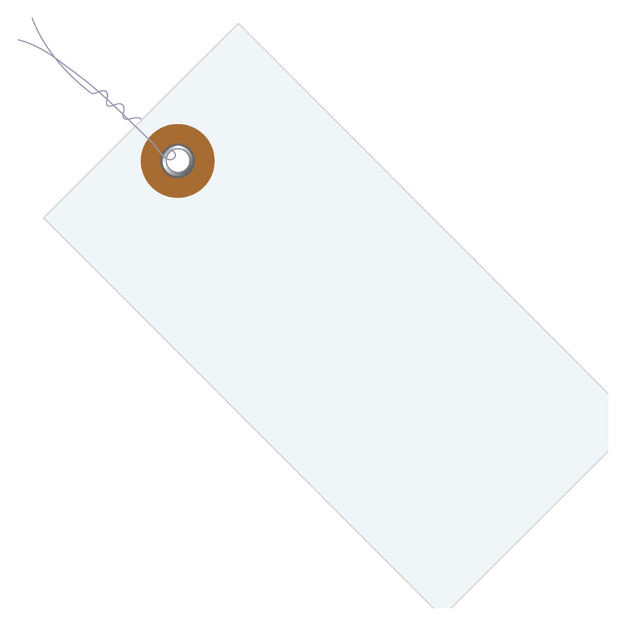 3 3/4 x 1 7/8 in Tyvek Shipping Tags Pre-Wired 1000/Case G13033 - alias listing