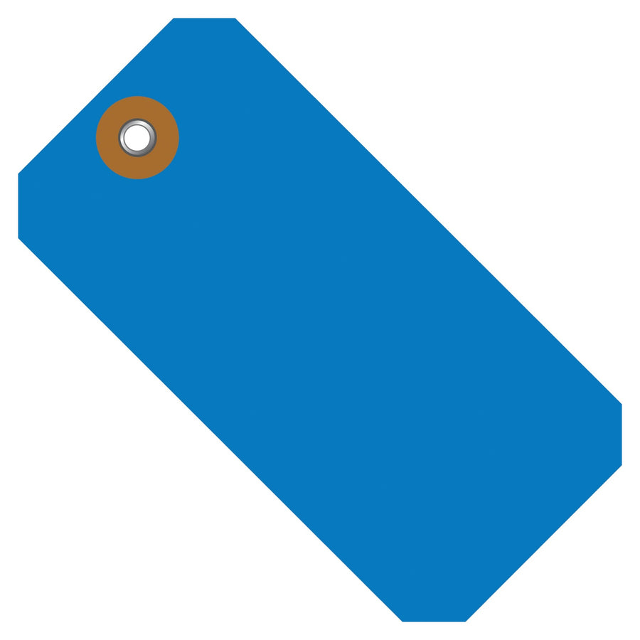 2 3/4 x 1 3/8 in Blue Tyvek Shipping Tags 100/Case G14011A - alias listing