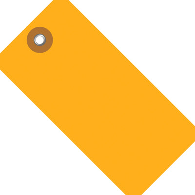 2 3/4 x 1 3/8 in Orange Tyvek Shipping Tags 100/Case G14011E - alias listing
