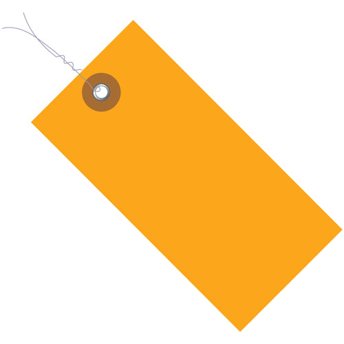 Color-code your shipments with durable pre-wired orange Tyvek shipping tags. These 2 3/4
