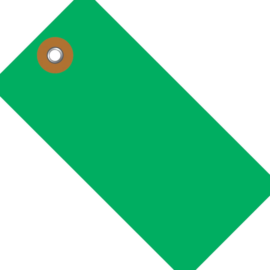 3.25x1.625 Green Tyvek Shipping Tags 100/Case G14021C - alias listing
