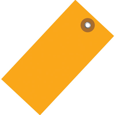 3 1/4 x 1 5/8 in Orange Tyvek Shipping Tags 100/Case G14021E - alias listing