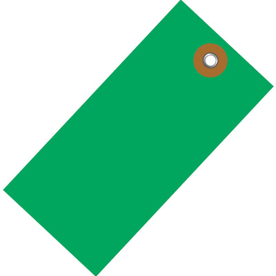 3 3/4 x 1 7/8 in Green Tyvek Shipping Tags 100/Case G14031C - alias listing