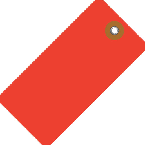 3 3/4 x 1 7/8 in Red Tyvek Shipping Tags 100/Case G14031D - alias listing