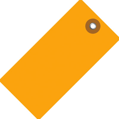 3 3/4 x 1 7/8 in Orange Tyvek Shipping Tags 100/Case G14031E - alias listing
