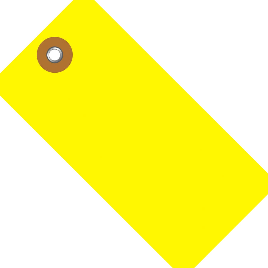 4 1/4 x 2 1/8 in Yellow Tyvek Shipping Tags 100/Case G14041B - alias listing