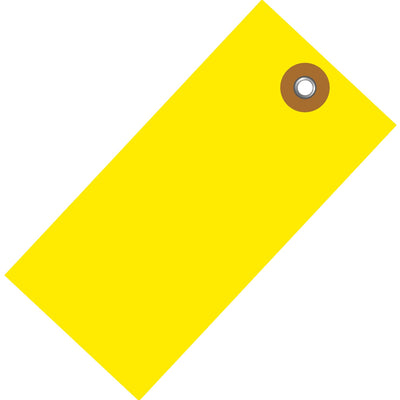 5 1/4 x 2 5/8 in Yellow Tyvek Shipping Tags 100/Case G14061B - alias listing