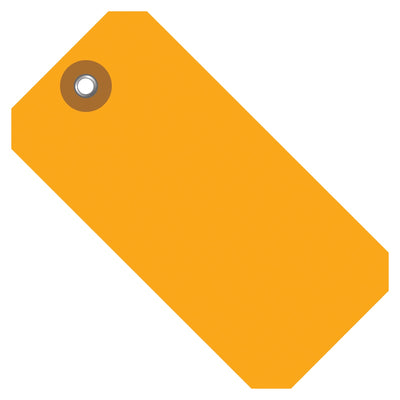 5 1/4 x 2 5/8 in Orange Tyvek Shipping Tags 100/Case G14061E - alias listing