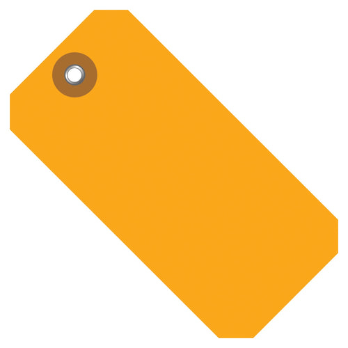5 1/4 x 2 5/8 in Orange Tyvek Shipping Tags 100/Case G14061E - alias listing