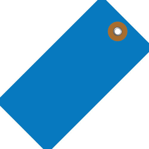 6 1/4 x 3 1/8 in Blue Tyvek Shipping Tags 100/Case G14081A - alias listing