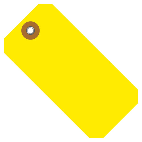6.25x3.13 Yellow Tyvek Shipping Tags 100/Case G14081B - alias listing