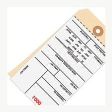 6.25x3.12 Inventory Tags 2 Part Carbonless #8 8500-8999 500/Case G15181 - alias listing