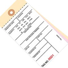 6.25x3.12 Inventory Tags 3 Part Carbonless #8 0000-0499 500/Case G16011 - alias listing
