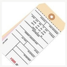 6.25x3.12 Inventory Tags 3 Part Carbonless #8 1500-1999 500/Case G16041 - alias listing