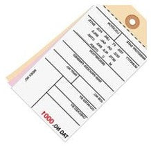 6.25x3.12 Inventory Tags 3 Part Carbonless #8 2000-2499 500/Case G16051 - alias listing